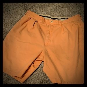 Ralph Lauren Pleated Orange Shorts